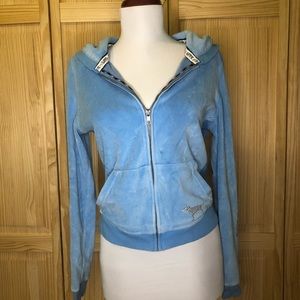 VS PINK Velour Zip Up Hoodie